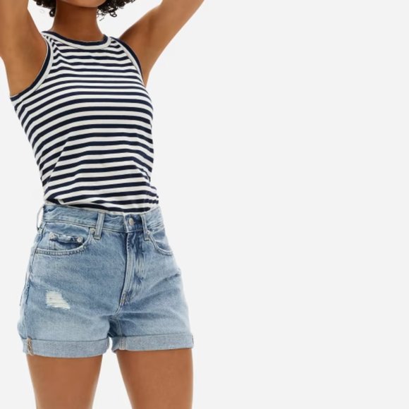 EVERLANE JEAN DENIM SHORT - SZ 27 - Picture 1 of 11